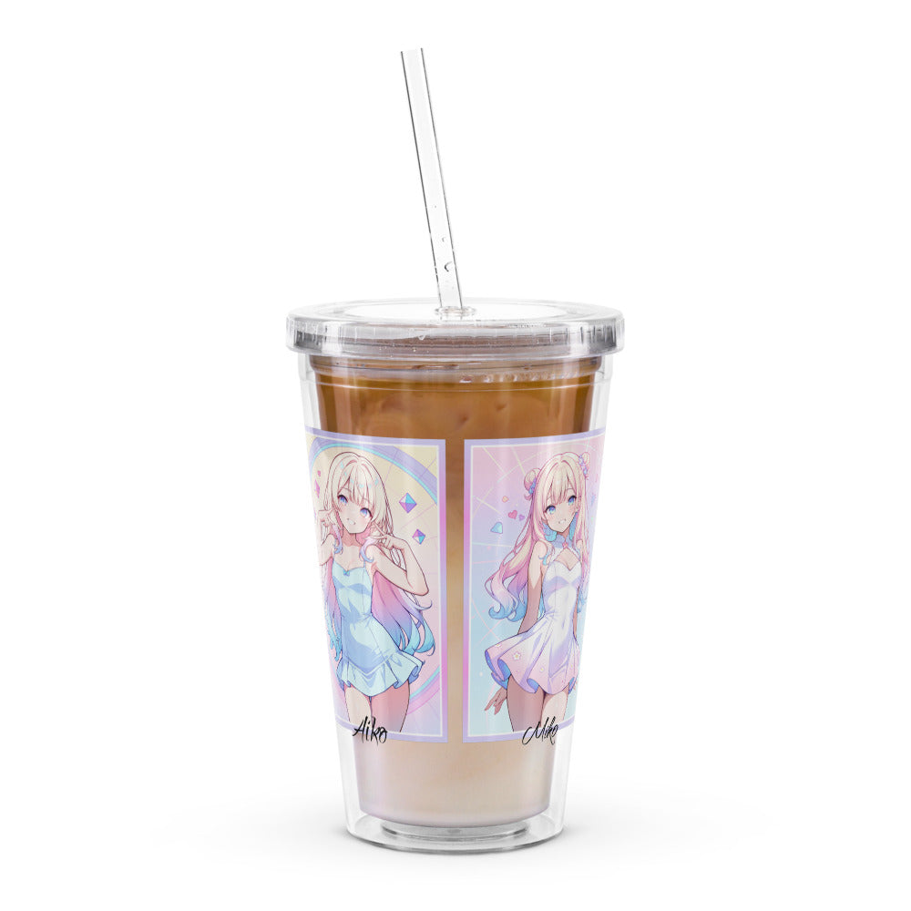 Product photo of acrylic waifu tumbler