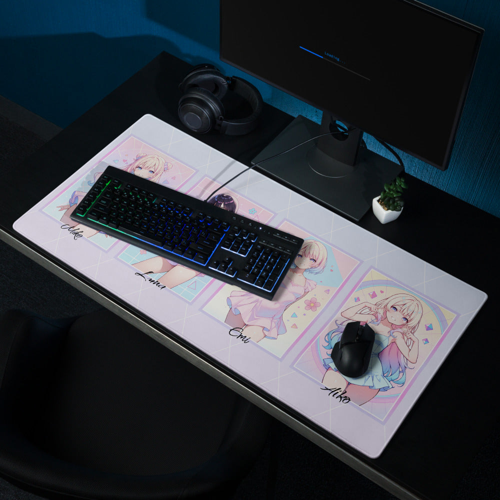 mouse pad on desk