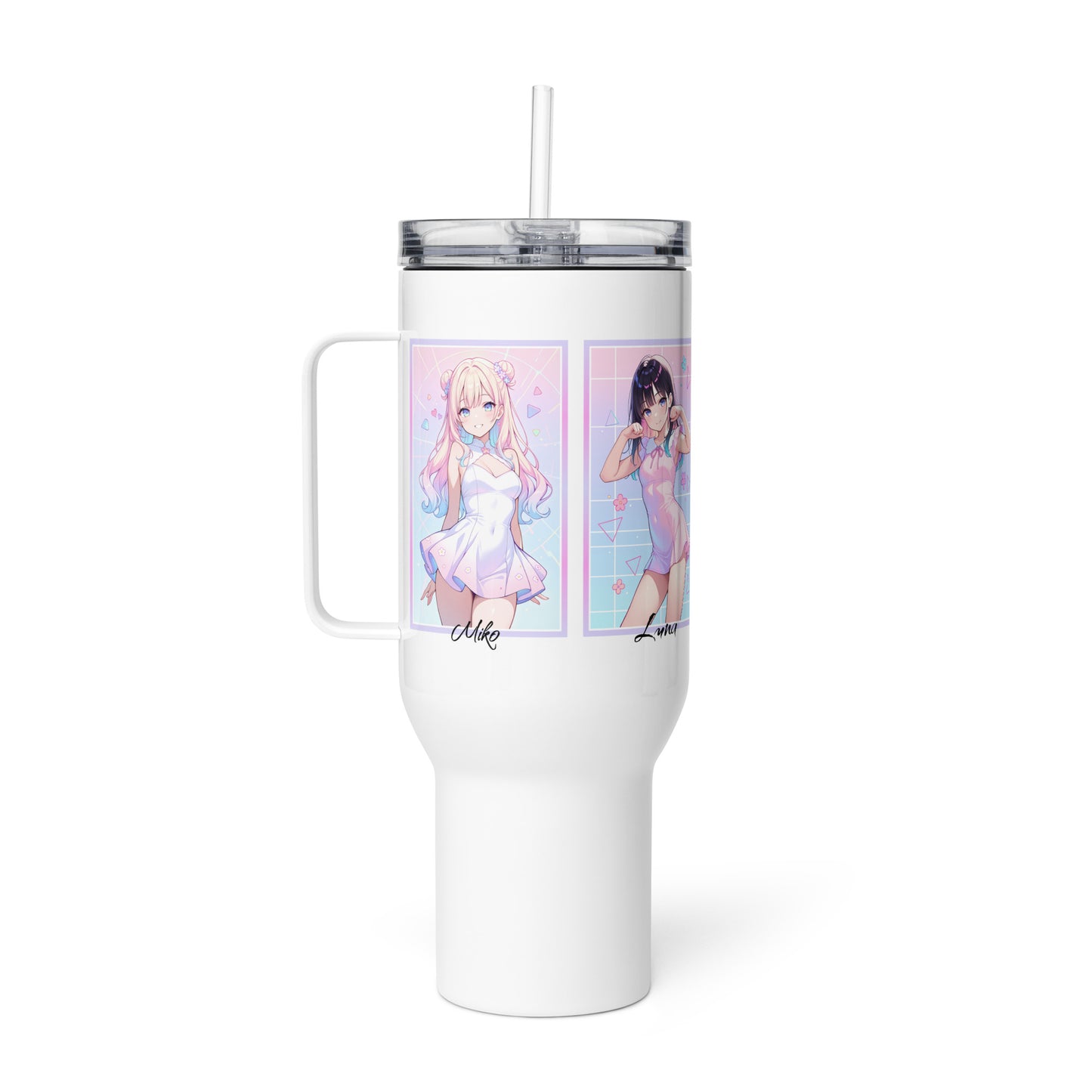 Product photo of waifu coffee tumbler